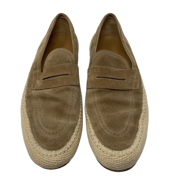 Salvatore Ferragamo Other - Salvatore Ferragamo Tan Suede espadrille Loafers